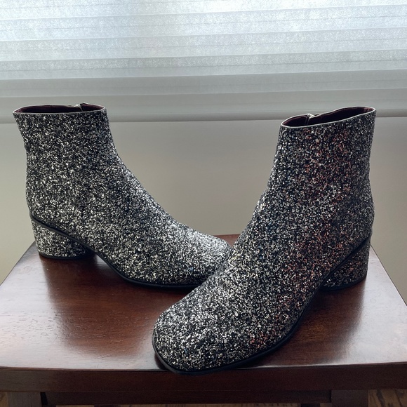 Marc Jacobs size 40 Sparkle Ankle Boots - Picture 5 of 7